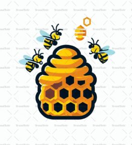 Bienenstock und Bienen